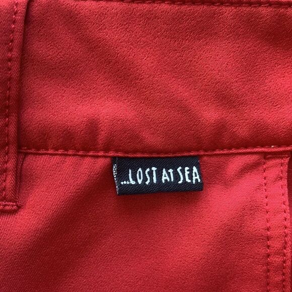Lost At Sea Red Board Shorts - Picture 3 of 8